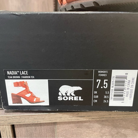 Nadia Lace Sorel Sandal size 7.5 NEW - Picture 6 of 8